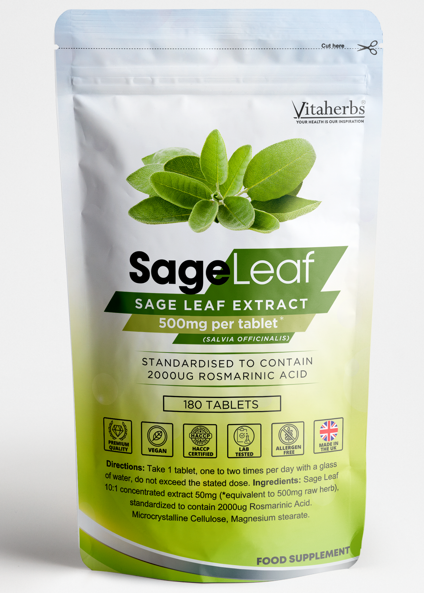 Szałwia 500mg Ekstrakt | Sage Leaf